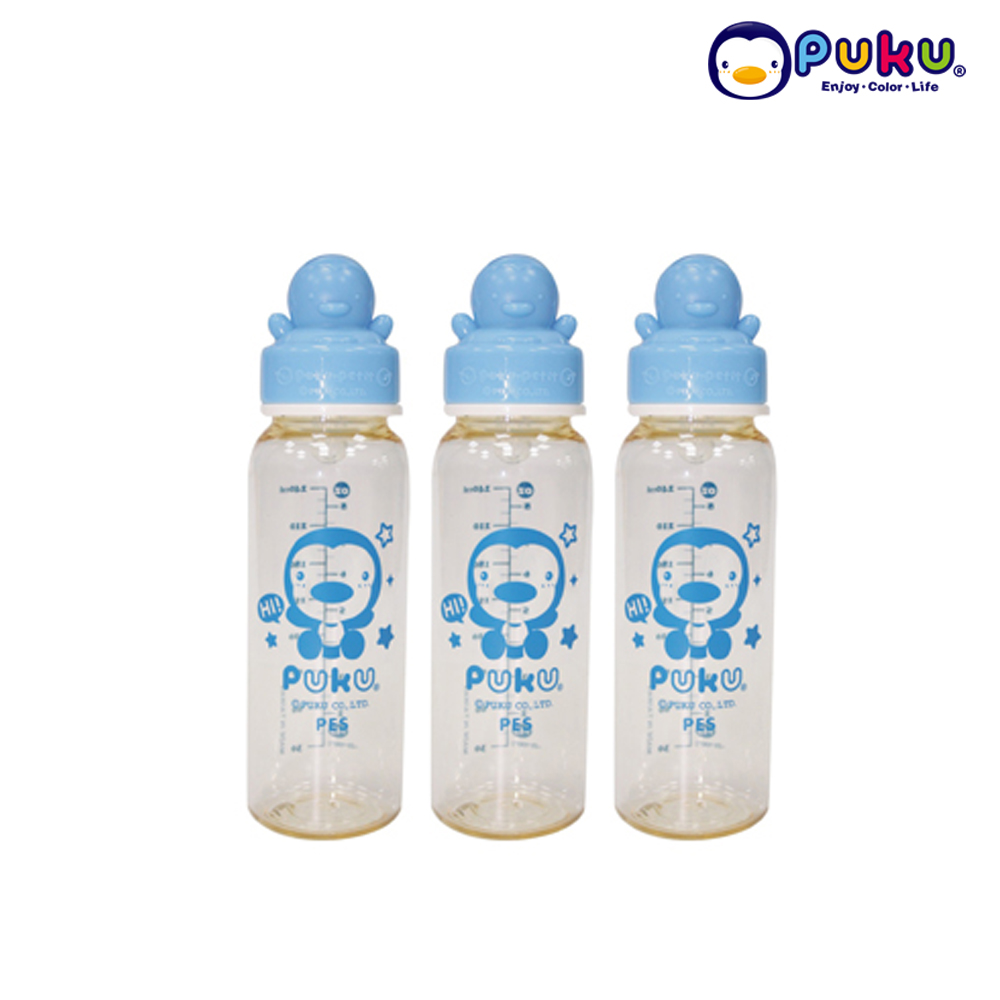 Puku PES Bottle 240cc 11528 (3pcs) - Blue