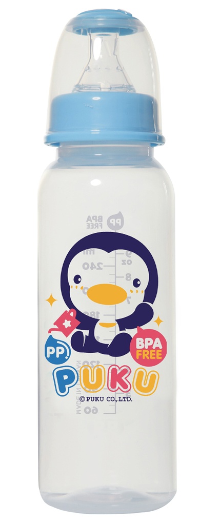 Puku PP Feeding Bottle 240cc (3pc) 10185 - Blue