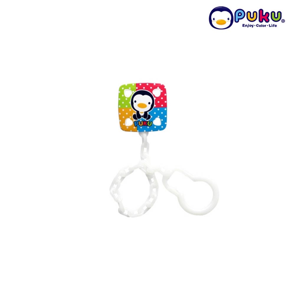 Puku Pacifier Chain Squarish 11112