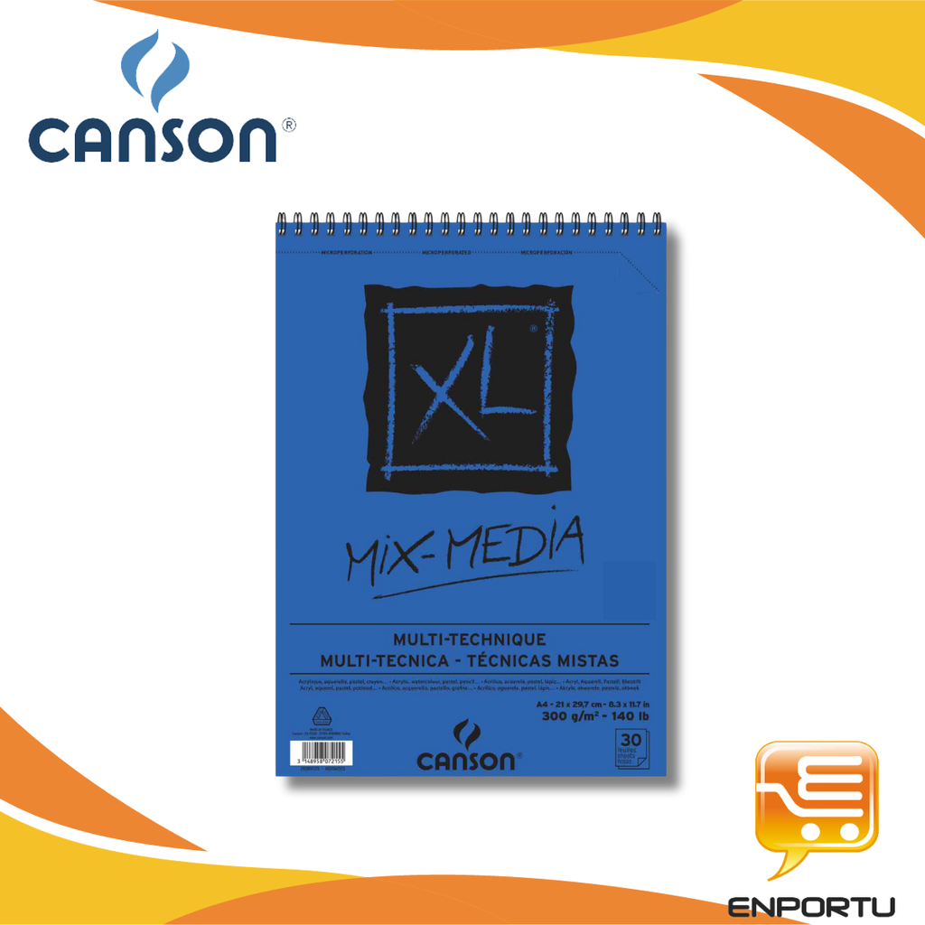 Canson XL Mix Media 30s A4 300g