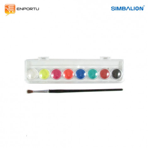 Simbalion Water Color Cake WCC 8 Warna