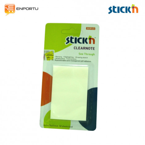 Stick'N 21121 Clear Note White