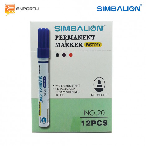 Simbalion Spidol Permanent 20 (x12pc)