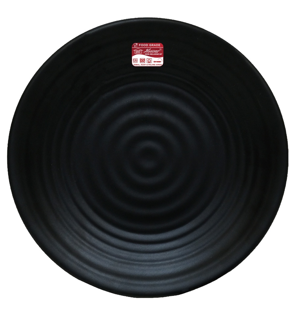 Hoover Piring Bulat Ulir 9' (P16-9) - Black