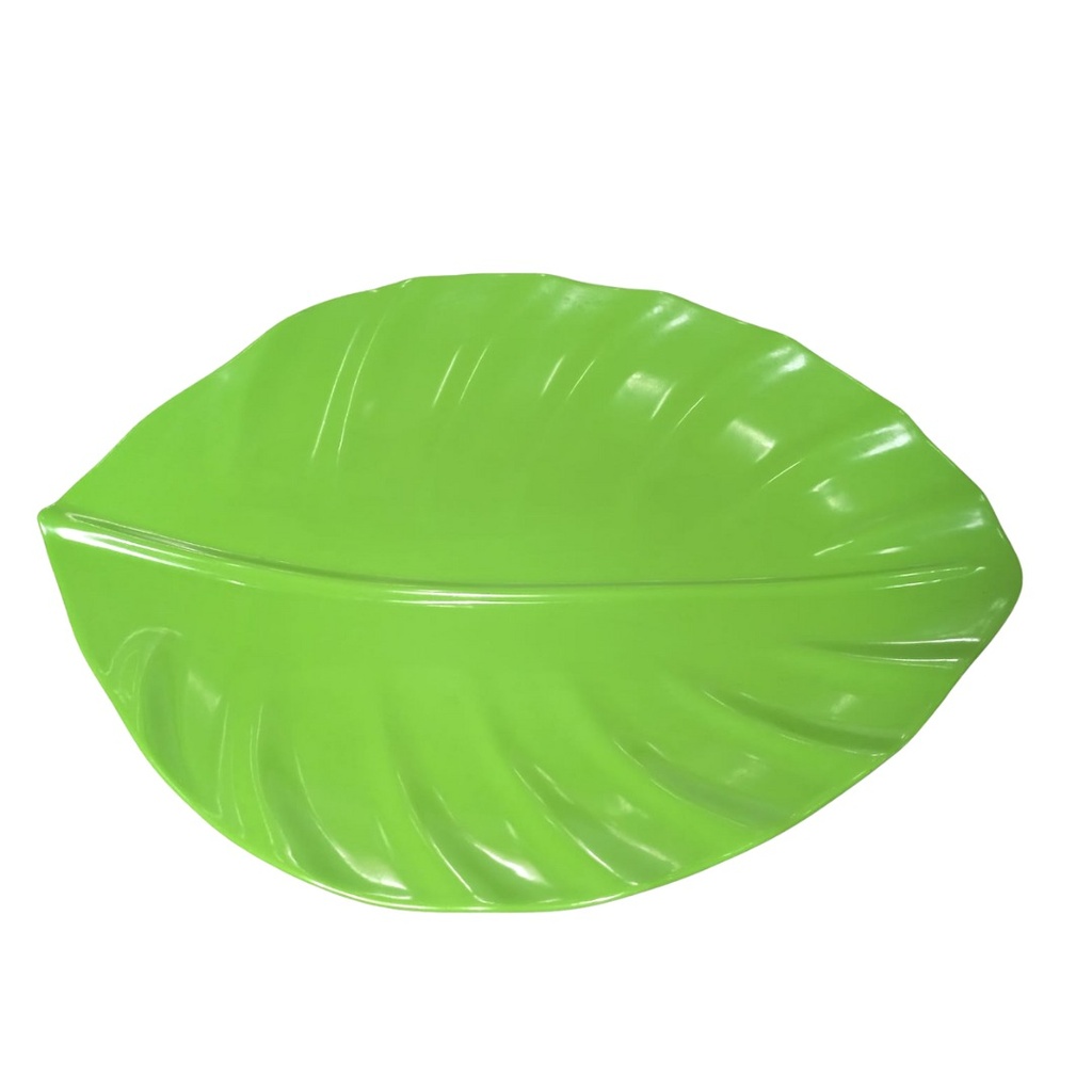 Hoover Piring Model Daun 9" (8509) - Green