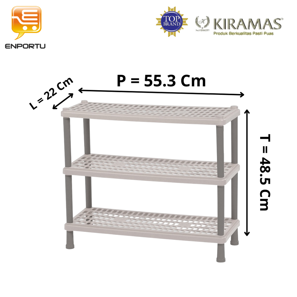 Kiramas Rak Belgio 1336-3S - Cream