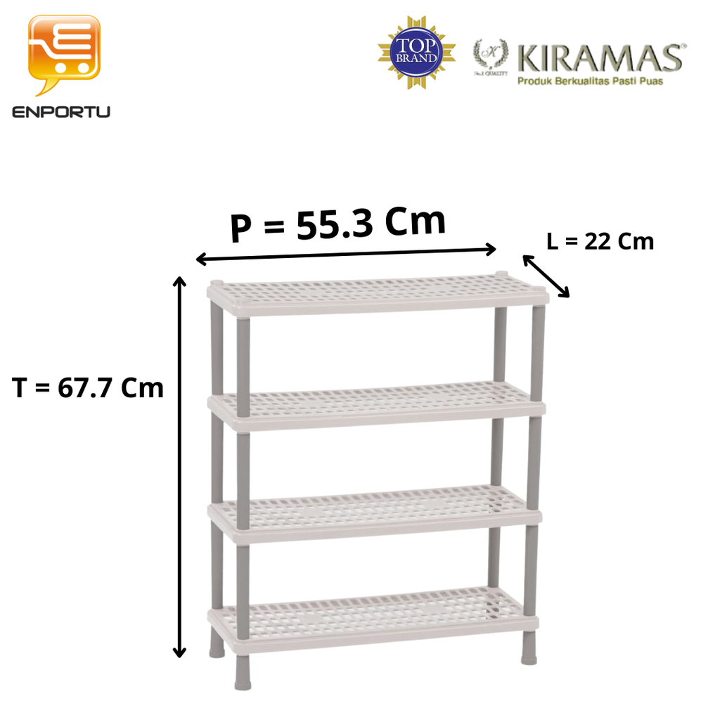 Kiramas CF Rak Belgio 1336-4S - Cream