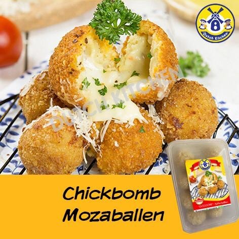 Chcikbomb Mozarella Bitterballen (isi 9pc) - Frozen Food