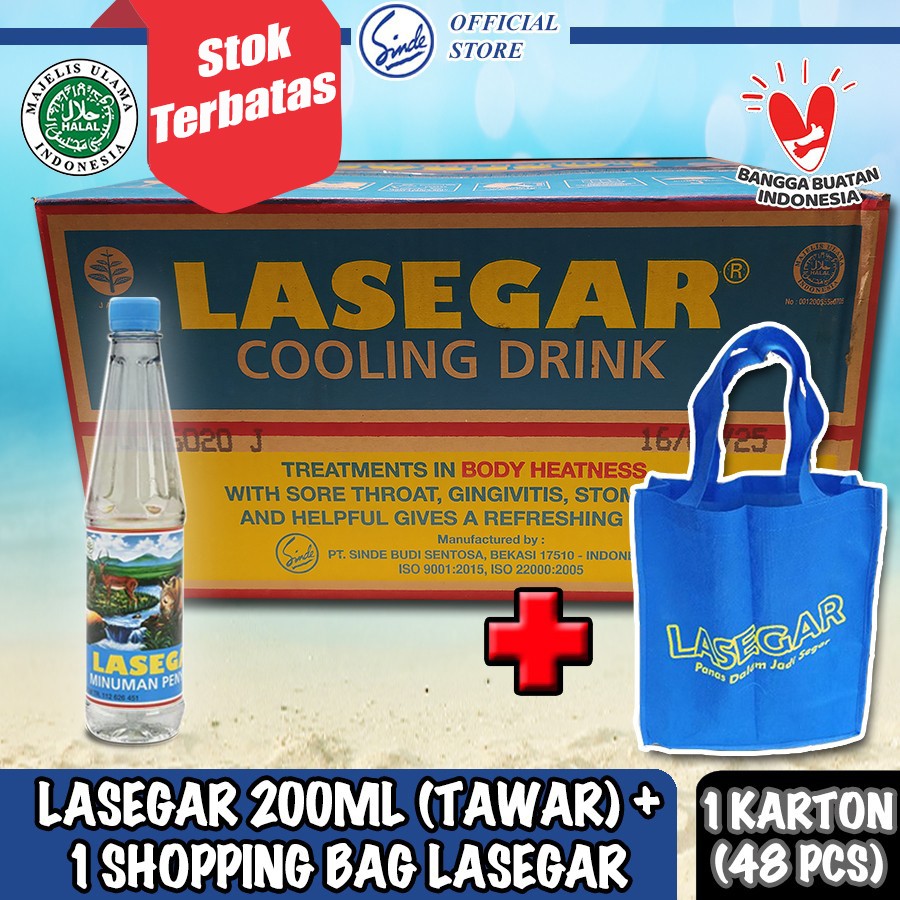 Lasegar Botol 200ml (48 Botol)