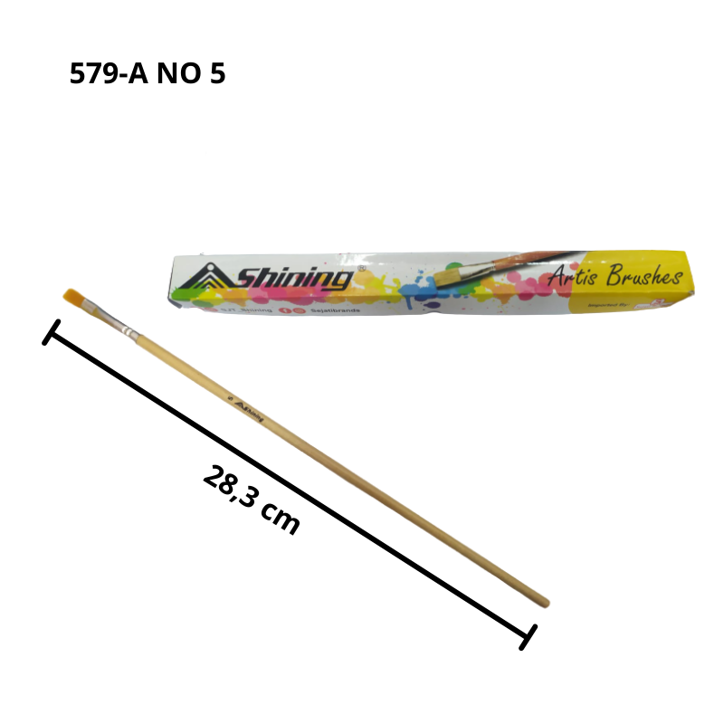 Shining Paint brush 579-A No.5 (X12pc)