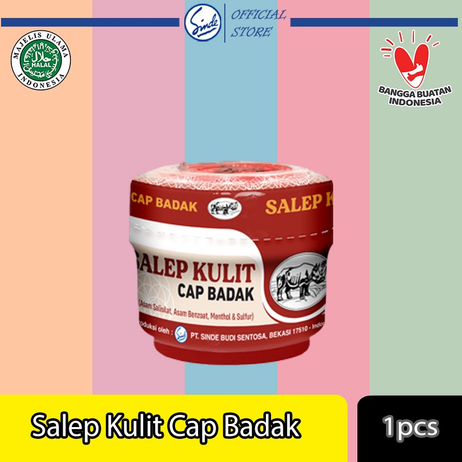 Salep Kulit Cap Badak Pot 5g (x1pcs)