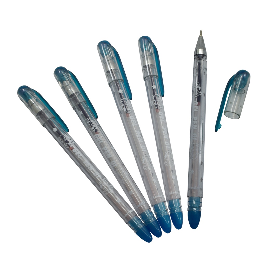 Bensia Gel Pen IANO-81 Body Biru (X1pc)