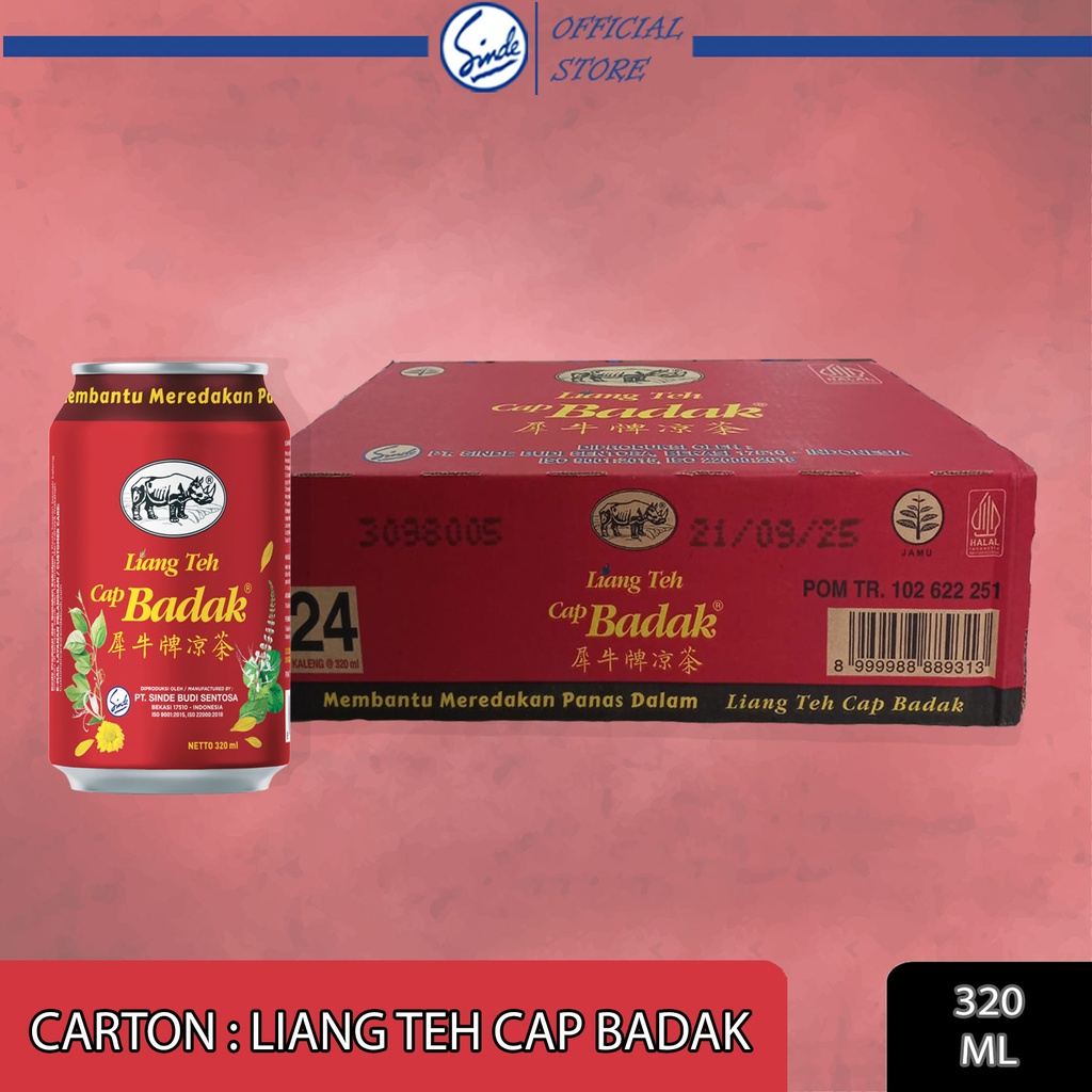 Liang Teh Cap Badak 320ml (x24pc)