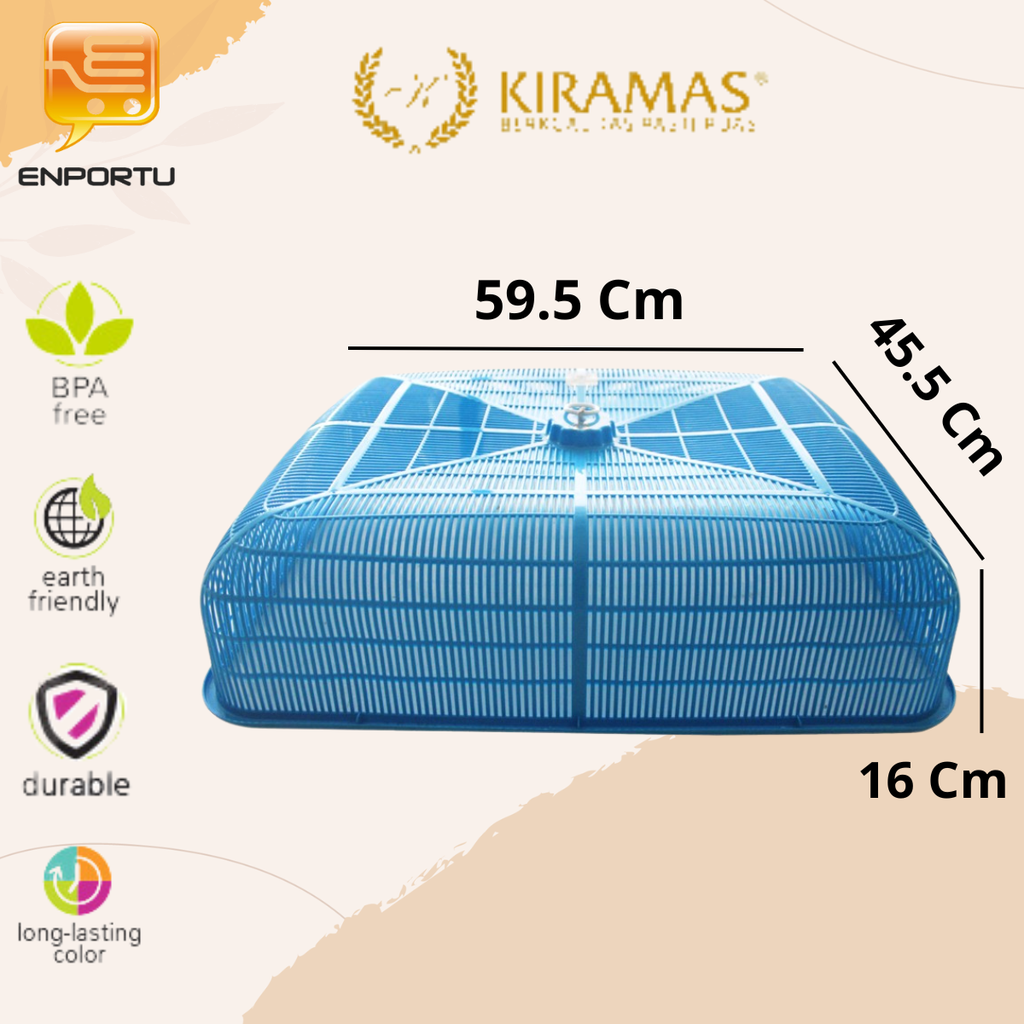 Kiramas Tudung Saji Segi 2432