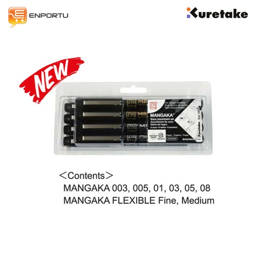 [4901427223606] KURETAKE Zig Cartoonist Mangaka 01/5 Colors Set