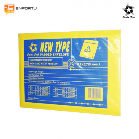 [9555026310561] Sanko Star Waterproof Envelope #2 191x270mm