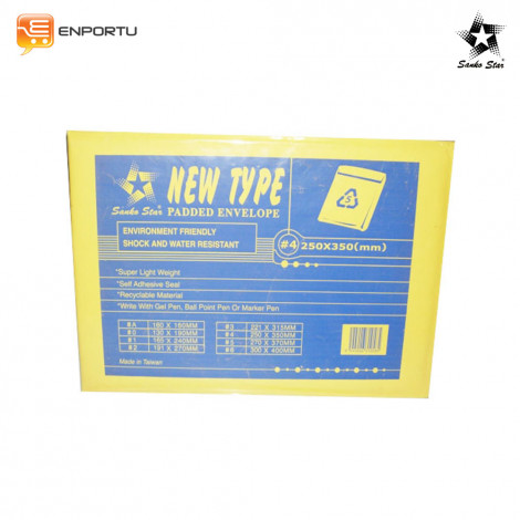 [9555026310585] Sanko Star Waterproof Envelope #4 250x350mm (Folio)