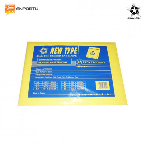[9555026310592] Sanko Star Waterproof Envelope #5 270x370mm (Map)