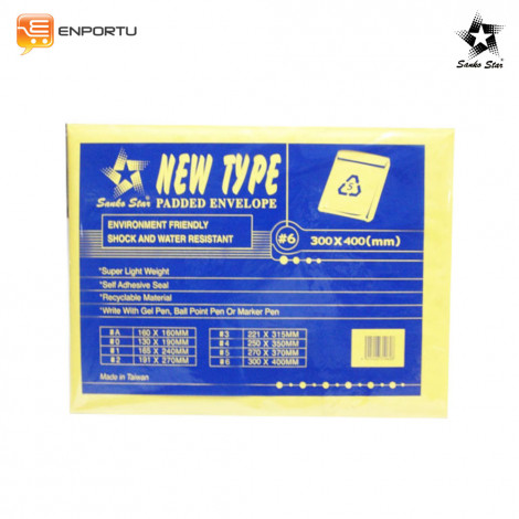 [9555026310608] Sanko Star Waterproof Envelope #6 300x400mm