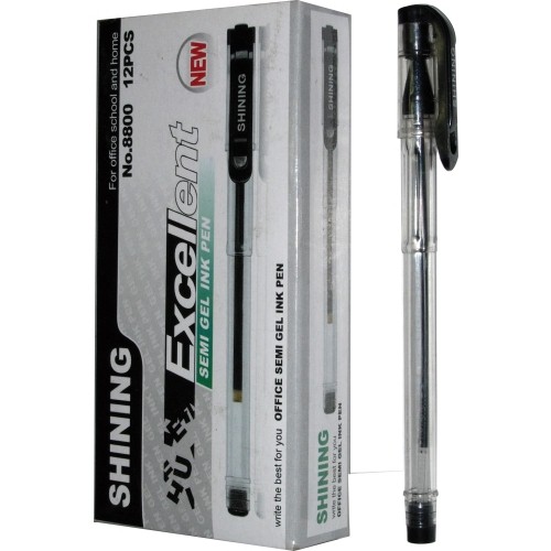 [1002113564022-01] Shining Ballpoint 8800 Hitam (X1pc)