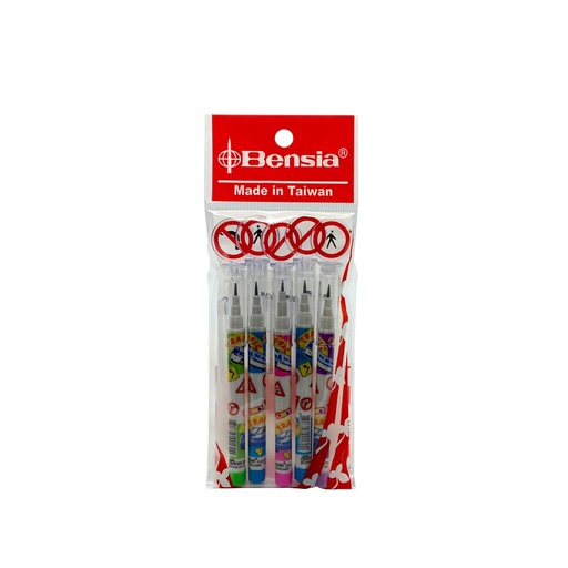 [8855305001700-01] Bensia Pensil Susun CYLK3 Rambu Lalu Lintas (x4pc)