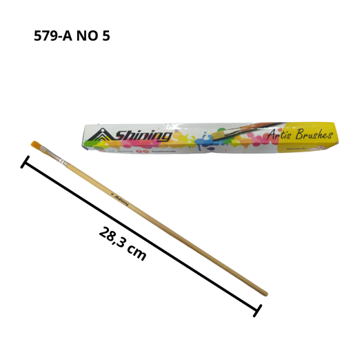 [2208840051109-01] Shining Paint brush 579-A No.5 (X1pc)