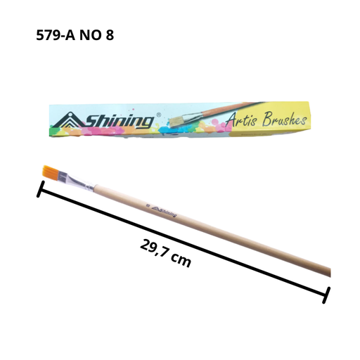 [2208840051130-01] Shining Paint brush 579-A No.8 (X1pc)