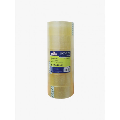 [6932460800910-01] Novus Lakban Bening 48mmx100yard (6roll)