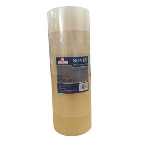 [6932460800972-01] Novus Lakban Bening 48mmx72yard (6roll)