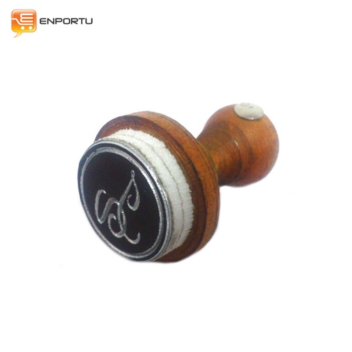 [8011404082102] Custom Sealing Wax Stamp (1mm) with Wood Holder