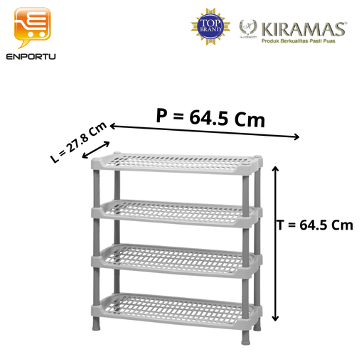 [8999118133804] Kiramas Rak Bally 1338-4S - Cream