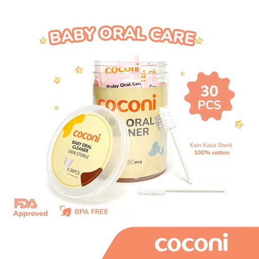 [8032408072245] Coconi Oral Cleaner Gauze Stick / Kain Kasa Steril