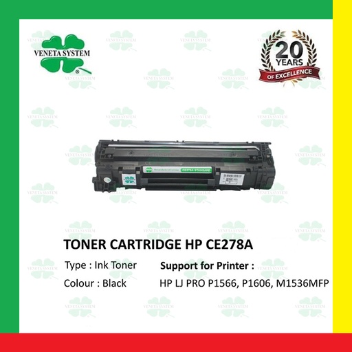 [8012523082262] Veneta Toner CE278A - Black