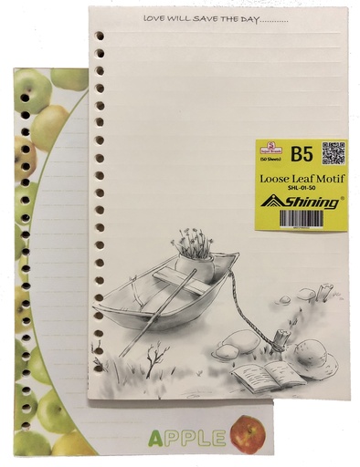 [6937270920222] Shining Loose Leaf Motif SHL-01-50 (X50pc)
