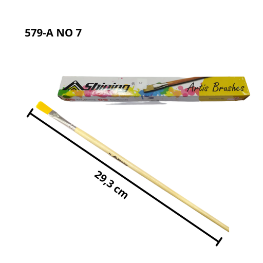 [2208840051123] Shining Paint brush 579-A No.7 (X12pc)