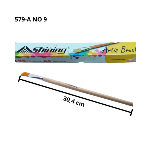 [2208840051147] Shining Paint brush 579-A No.9 (X12pc)