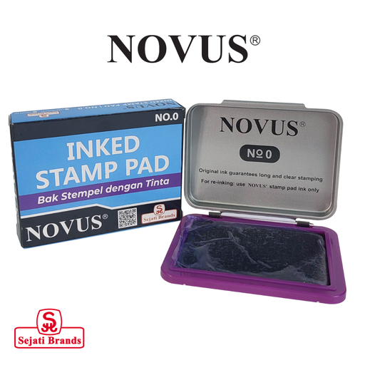 [6932163412301] Novus Stamp Pad With Ink #0 Violet