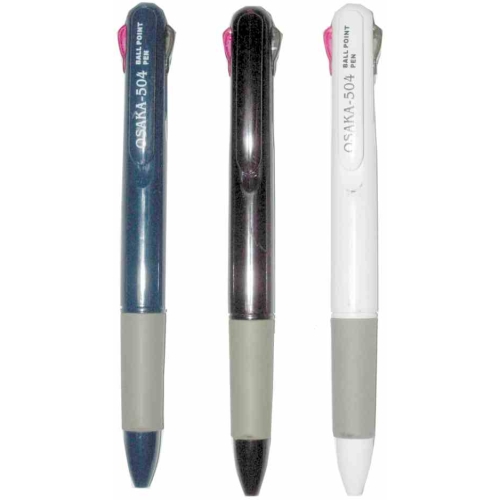 [1002113564072-97] SJT Ballpoint Aihao AH-504A 2 Warna (X12pc)