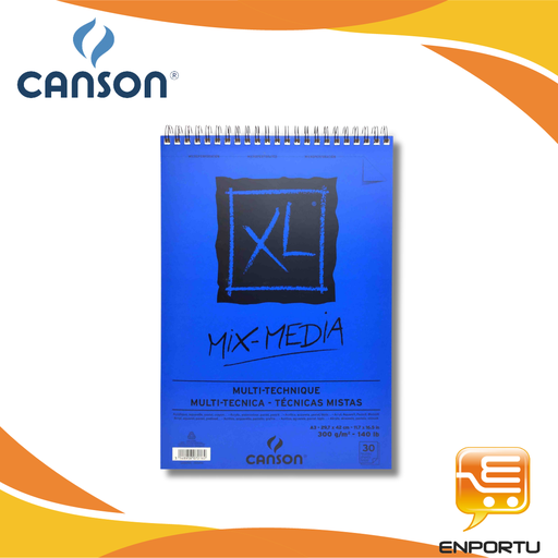 [200807216] Canson XL Mix Media 30s A3 300g