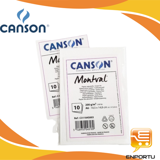 [C31184S0001] Canson Montval A4 200g (10 Sheet)