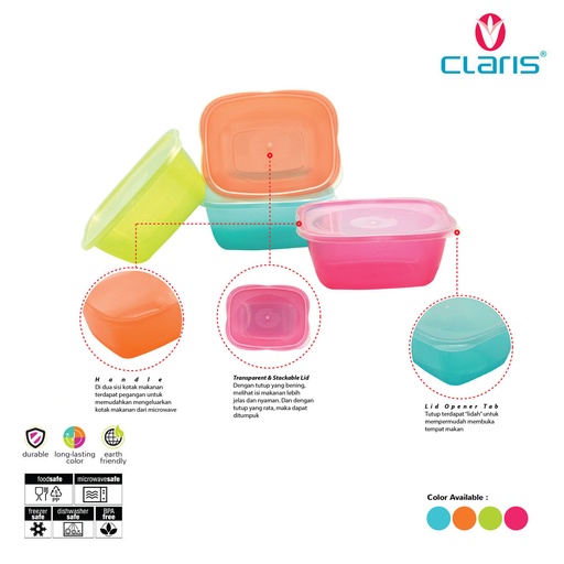 Claris Fastpac Rect. 2733-3 CH