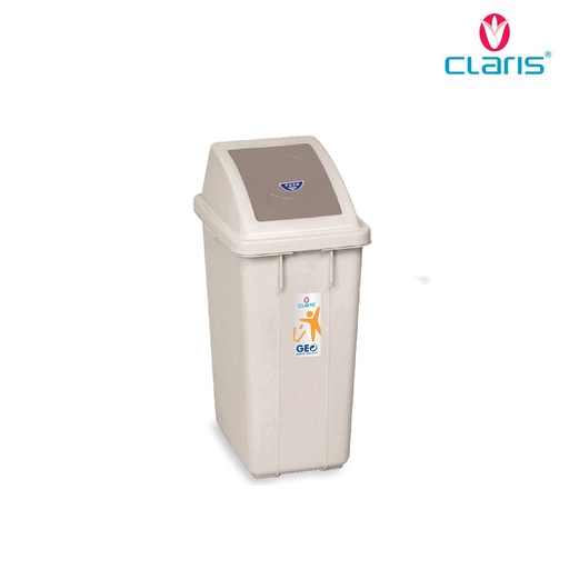 [8999118713105-11] Claris Tong Sampah Geo 7131 - Cream (32 Liter)