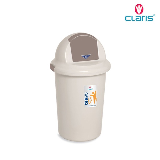 [8999118717004-11] Claris Tong Sampah Geo 7170 - Cream (78Liter)