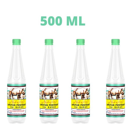 [8999988888972] Larutan Penyegar Cap Badak 500ml (1 Botol)