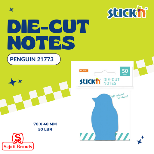 [4712759217733] Stick'N 21773 Neon Diecut Penguin