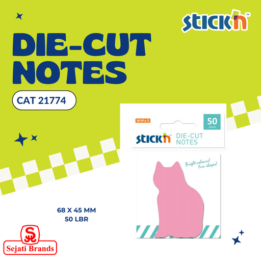 [4712759217740] Stick'N 21774 Neon Diecut Cat