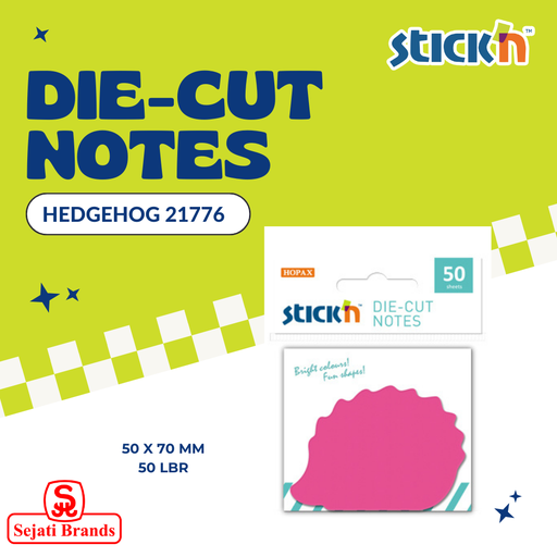 [4712759217764] Stick'N 21776 Neon Diecut Hedgehog