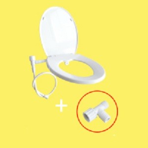 [9555144941456] Watertec Sanlux Bidet Toilet Seat (FTS-E02011) - PTH