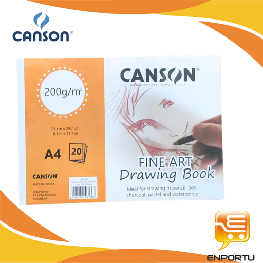 [C6671200A4] Canson Fine Face A4 C 200G (20 Sheets)
