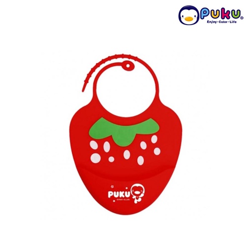 Puku Baby Silicone Bib P14204